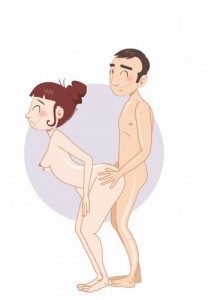 мужчины любят позицию сзади