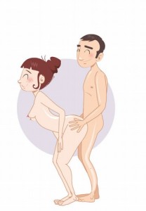 мужчины любят позицию сзади